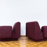 Modular Lounge Chairs model 5303 by Oelsa 1970's Germany, Set of 2