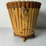 Cache pot en rotin
