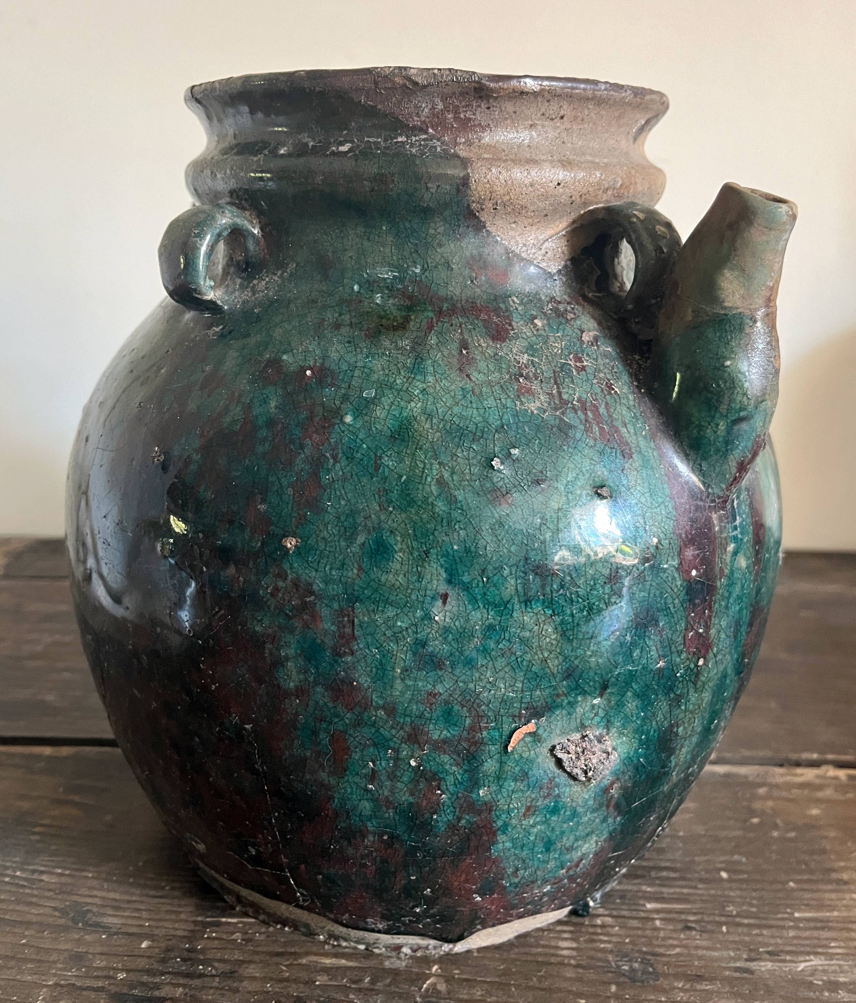 Jar China Glazed stoneware Martaban Alcohol or wine pot 18th/19th century