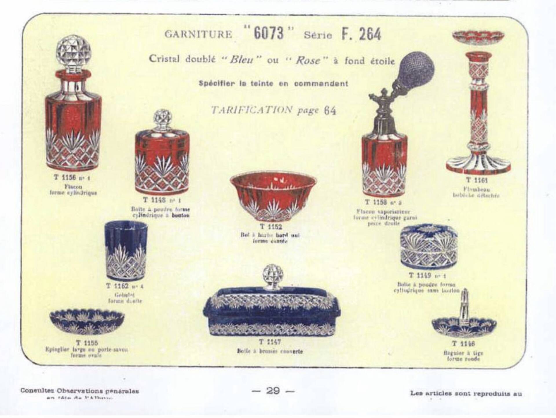 Flacon de décoration Baccarat pré 1936
