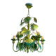 Tropical chandelier in sheet metal 1970.