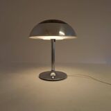 Large Space Age chrome table lamp by Fagerhults, Sweden, 1970s.