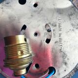 Round ceiling light in chissed glass