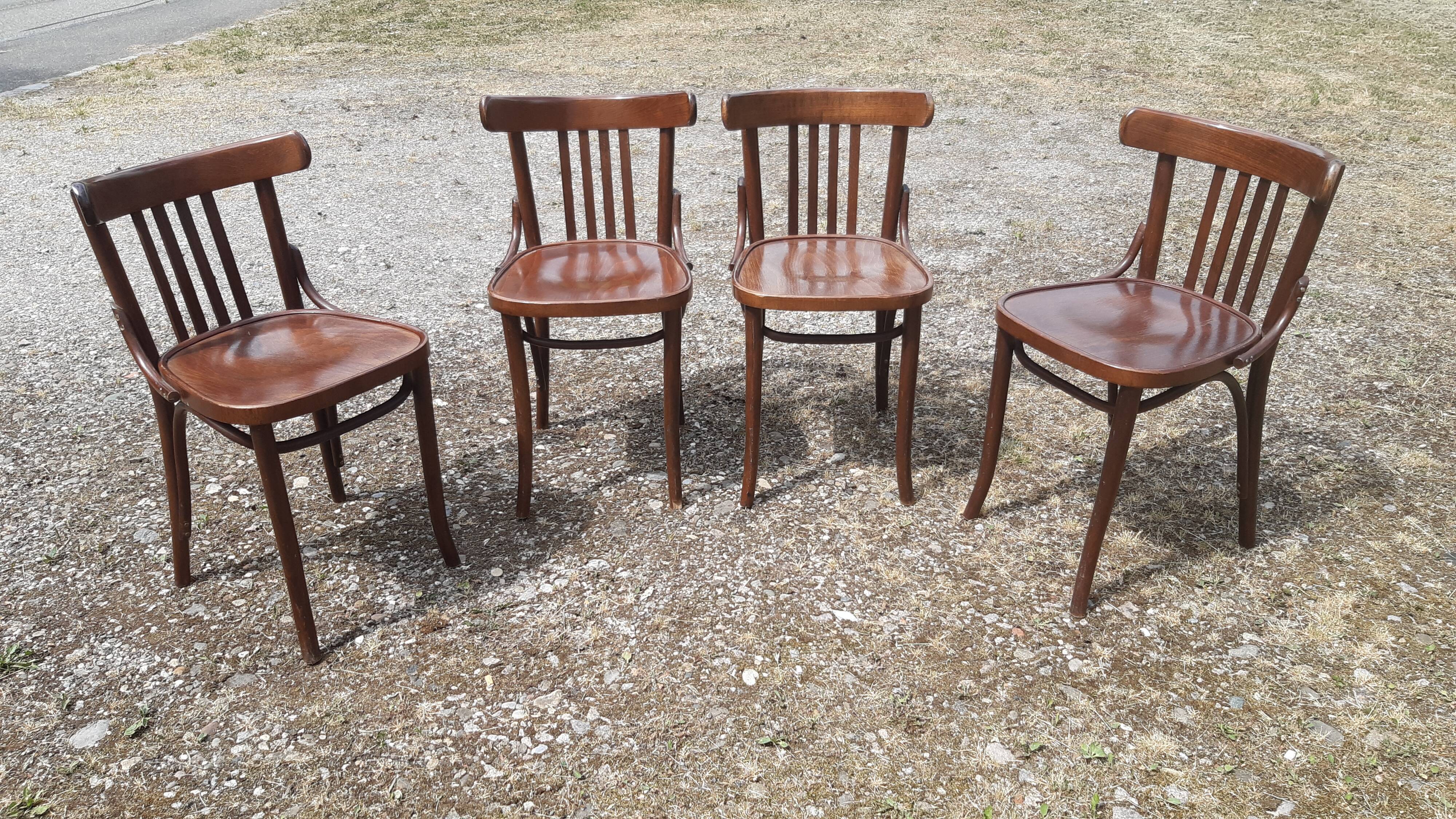 Set of 4 bistro chairs