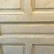 Passage door with three molded panels in solid fir, 20th century