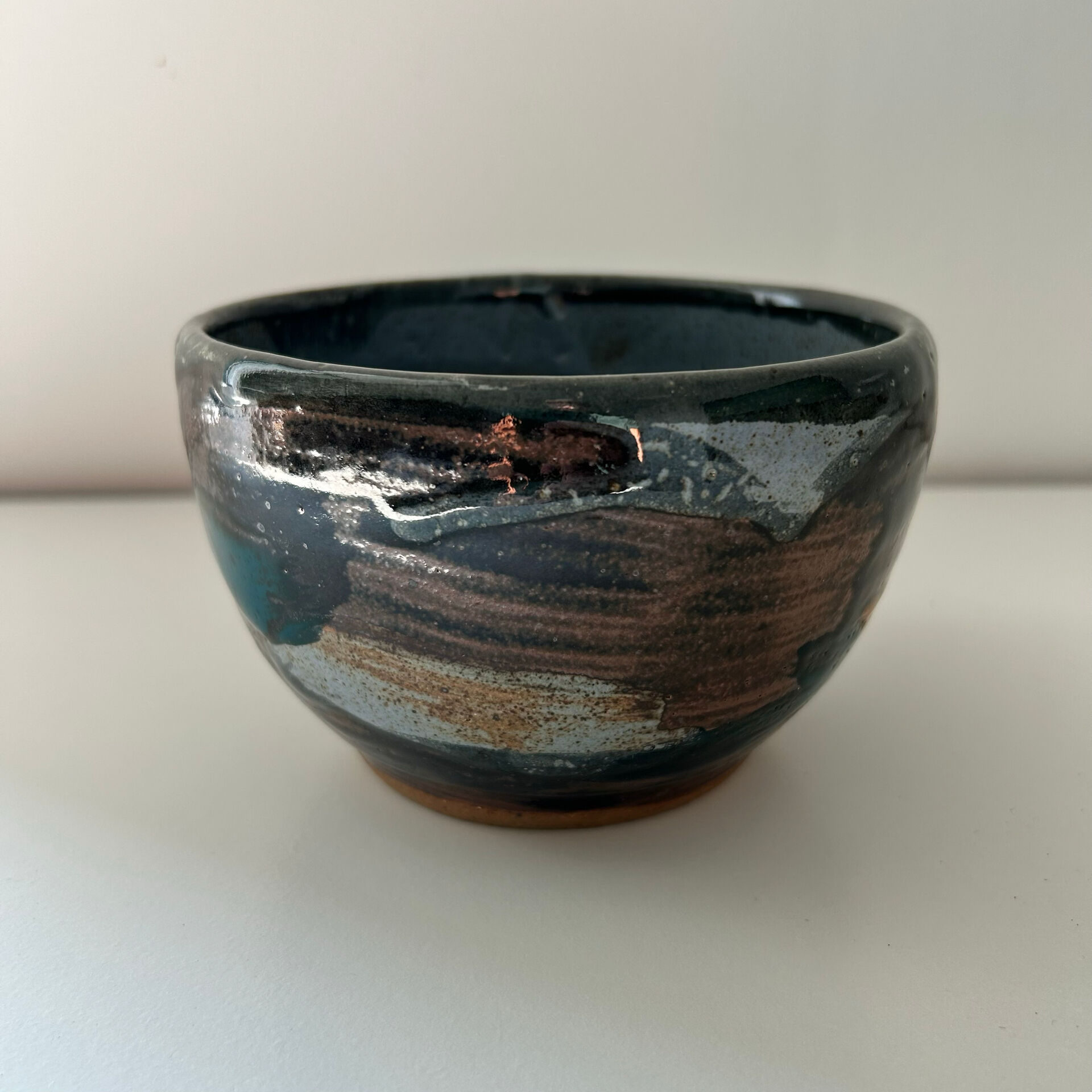 Artisanal signed plant pot