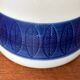 Grand Terrine Couvercle de Pot Suédois du Milieu du Siècle Koka Blue Bla par Hertha Bengtson pour Rörstrand, années 1950