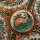 Colorful Chinese dish floral patterns Ø26.5cm