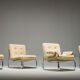 Three-Seater Borkum Sofa and Armchairs by Johan Bertil Häggström for Ikea, 1970s, Set of 2