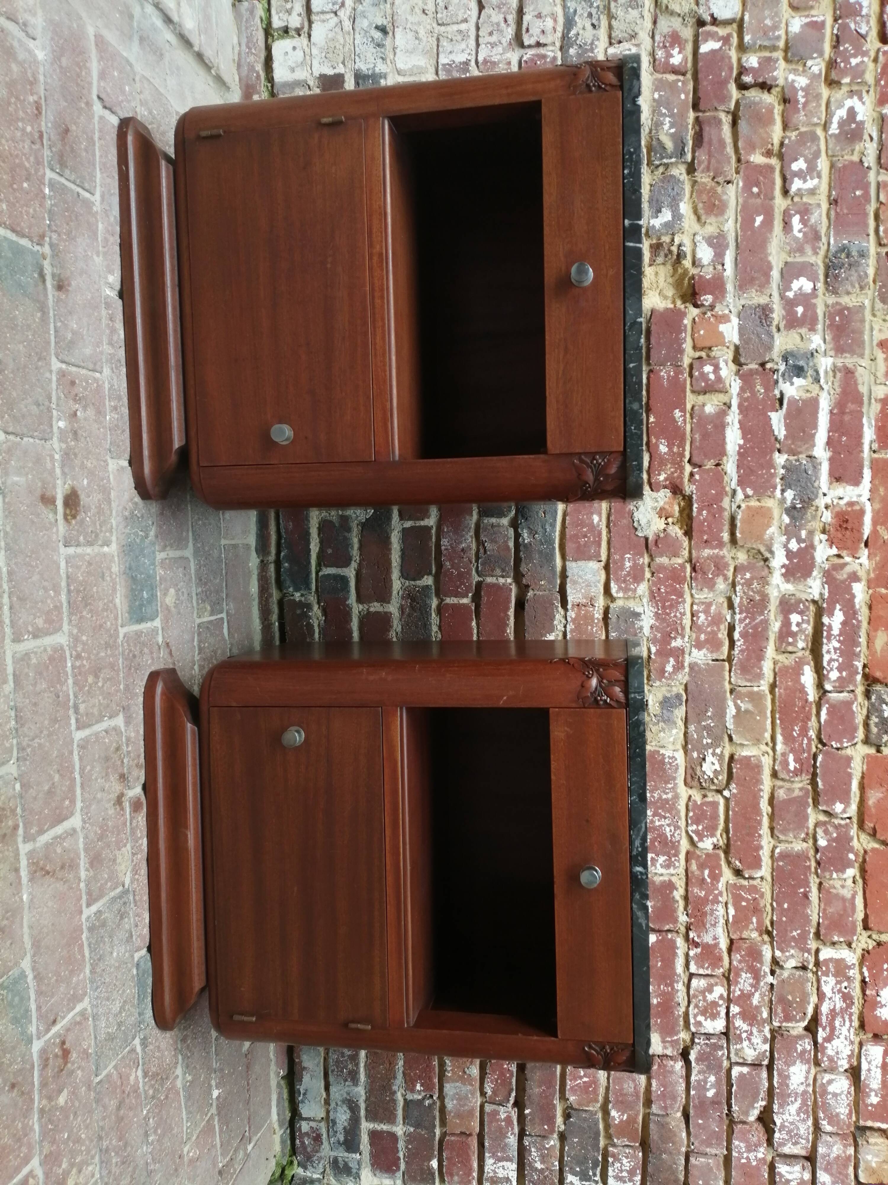 Vintage art deco bedsides