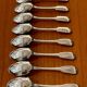 Christofle cluny 8 mocha spoons 10 cm excellent condition