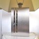 Lamp aluminimum effect mirror design 70s