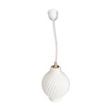 Vintage opaline pendant lamp