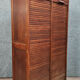 Solid oak curtain binder with honey patina