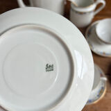 Ancien service à café en porcelaine de Limoges – années 1920