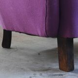 Vintage Danish 1930s club lounge chair, style of Fritz Hansen & Flemming Lassen