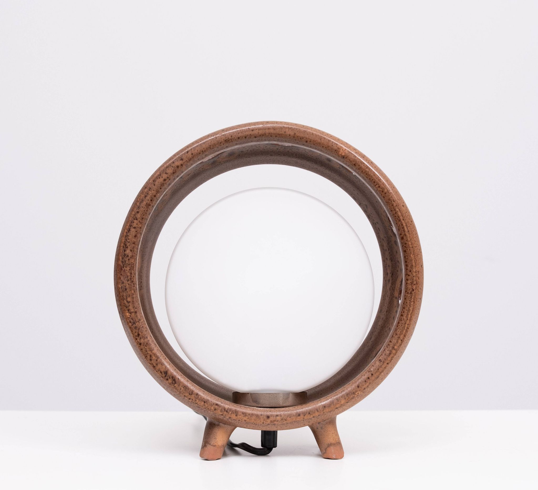 Round Ceramic Table lamp .1960s Germany