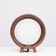 Round Ceramic Table lamp .1960s Germany