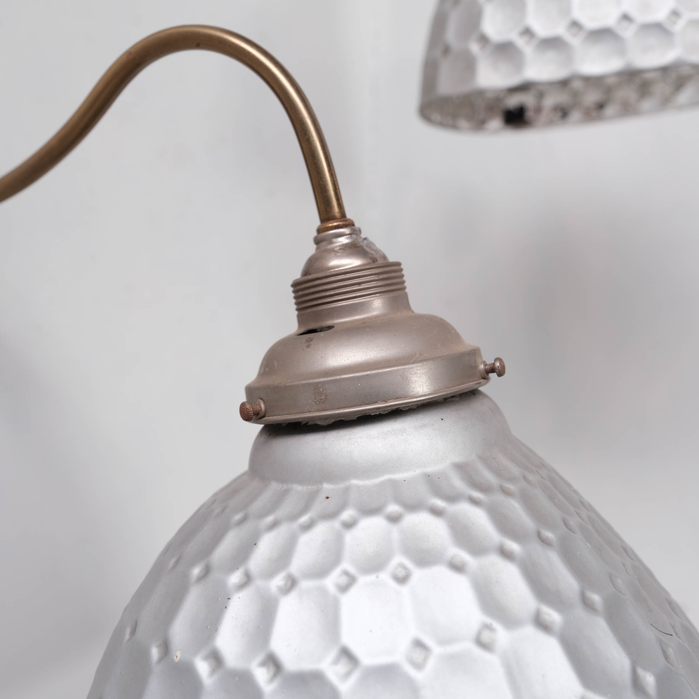 Pair of Antique Mercury Glass Wall Lights