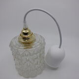 Chiseled glass hanging