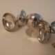 Set of 6 stainless steel cups