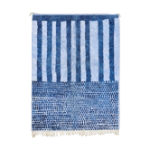 Modern Moroccan carpet blue