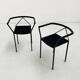 Set of 4 Poltroncina Chairs by Maurizio Peregalli for Zeus Noto, 1980