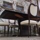 Dining Room Table and Mahogany Chairs by Fratelli Rigamonti, 1950s, Set of 7