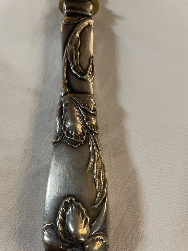 Couteau à tarte en argent
