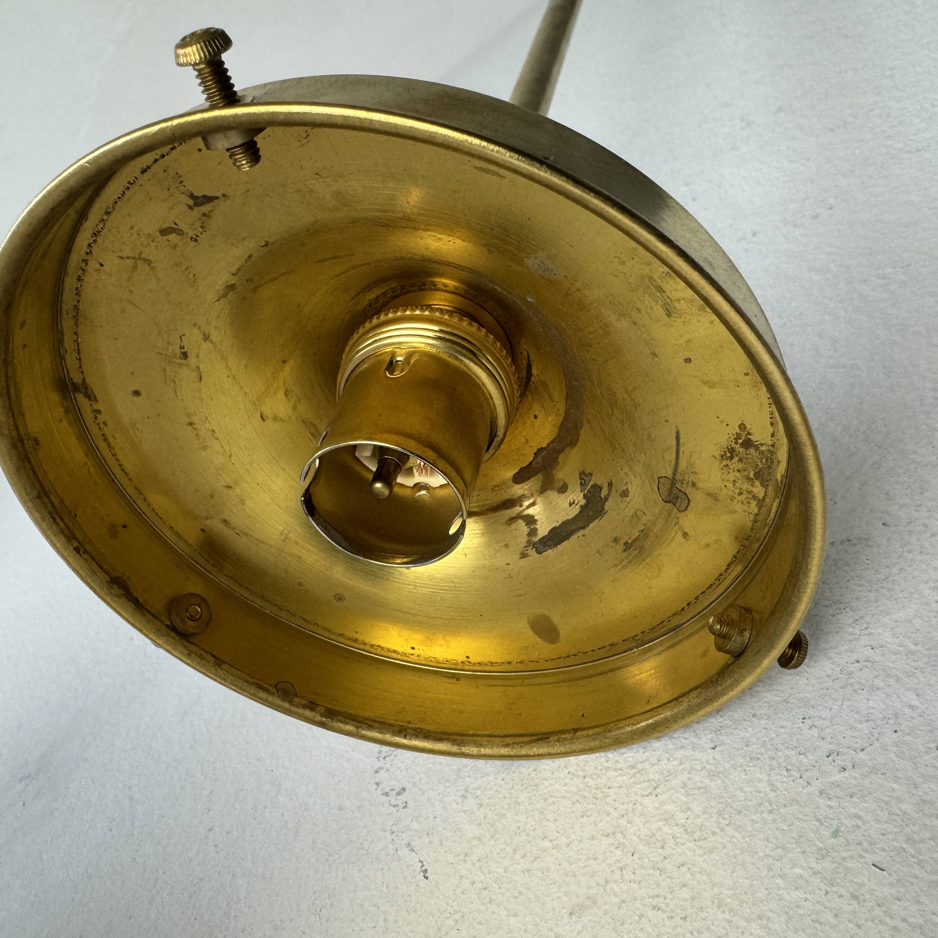 VINTAGE XXL OPALINE TABLE LAMP