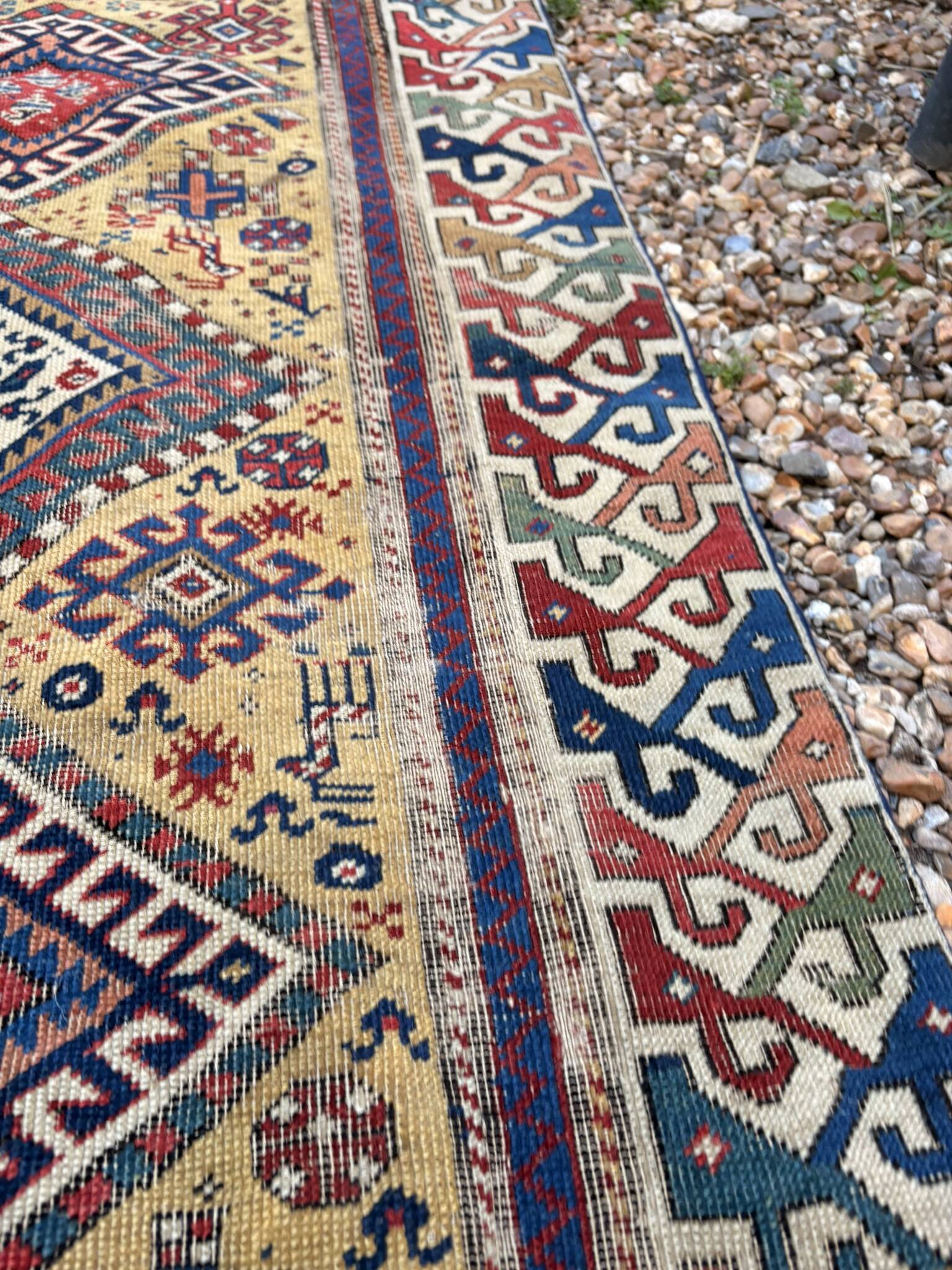 Persian Corridor Rug Antique Handwoven 85x340 Tribal Boho Turkish Kurdish