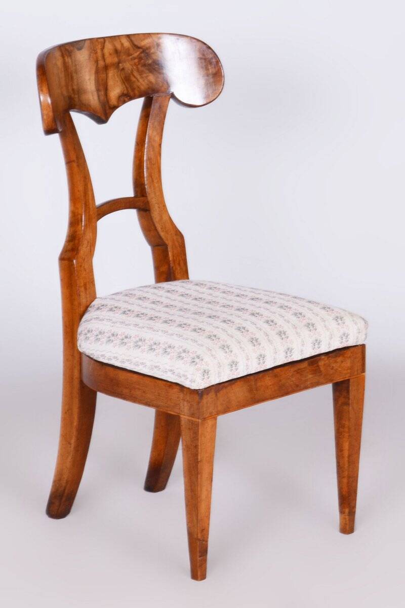 Biedermeier Chair in Beech, Spruce and Walnut, Vienna, Austria, 1820s