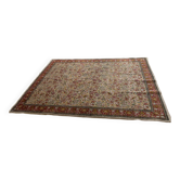 Tapis d'Orient égyptien, Le Caire, laine nouée main — semis fleuri sur fond