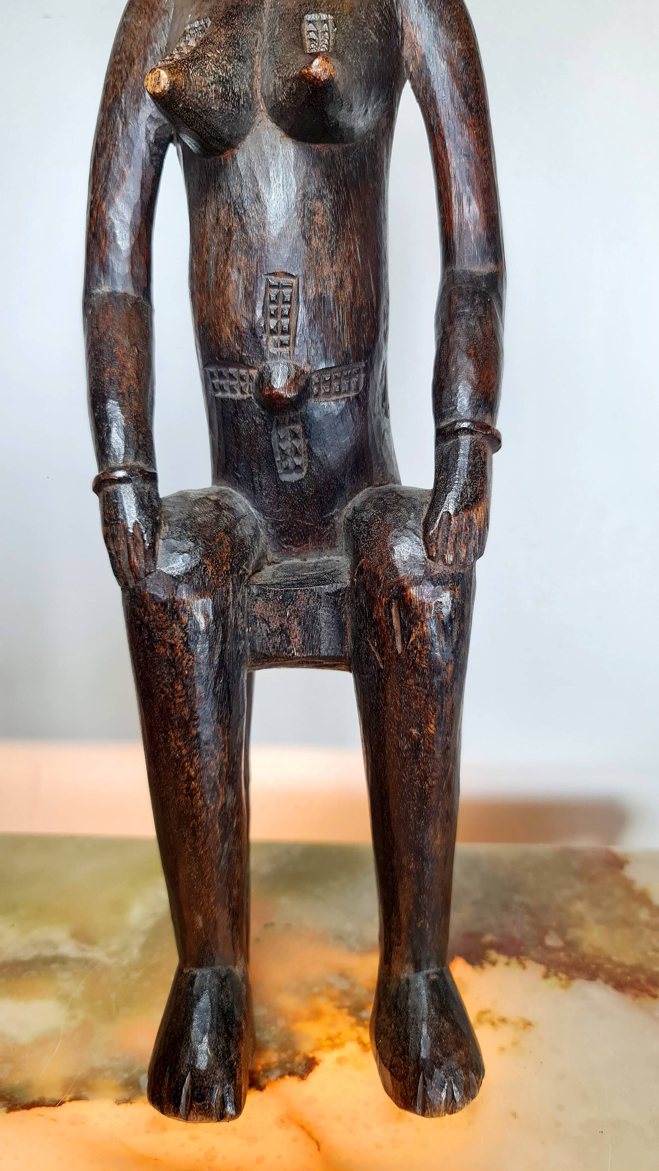 Senufo statue, H: 52 cm