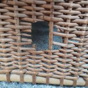 Vintage 50s rattan headboard