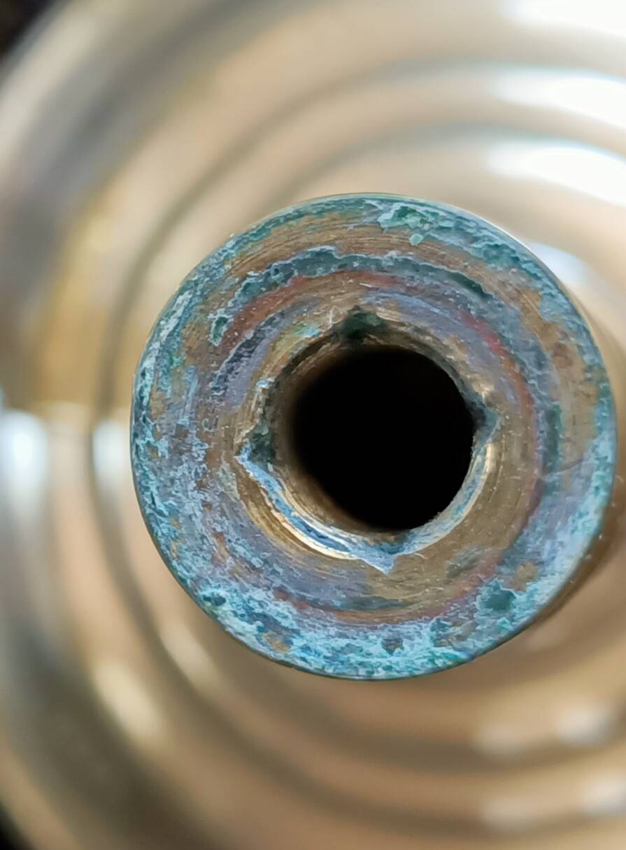 Golden bronze candlesticks