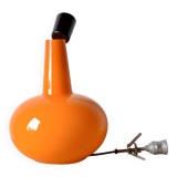 Zenith - Vintage pendant light in orange opaline - Space Age Design - Made in Germany