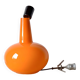 Zenith - Vintage pendant light in orange opaline - Space Age Design - Made in Germany