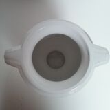 Cracked white ceramic vase