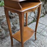 Telephone stand in solid cherry wood