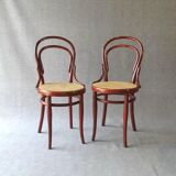 Set of 5 Thonet chairs N°14 1/2 circa 1910 perfect cannages