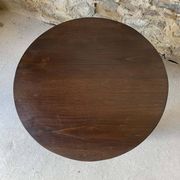 Table basse ronde en bois pieds tournés