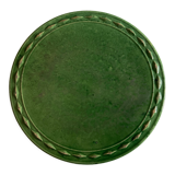 Green glazed clay trifle 1950 Aegitna Vallauris
