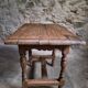 18th-century oak table / Small desk – Rustic French country table