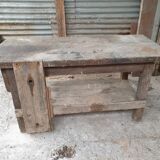 Mid-Century vintage carpenter's workbench