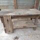 Mid-Century vintage carpenter's workbench