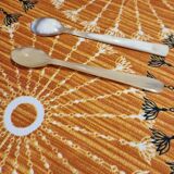 Tortoiseshell egg cup and spoons