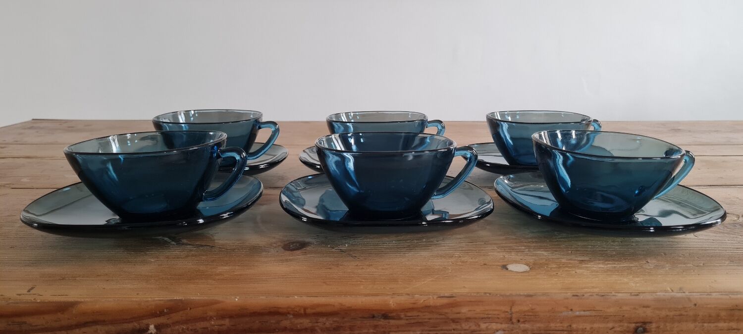 Service de 6 tasses à café vereco