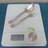 Solid silver fork and spoon Ernest Prost Paris, 1920s-1930s