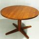 Table à manger extensible danoise en teck, années 1980